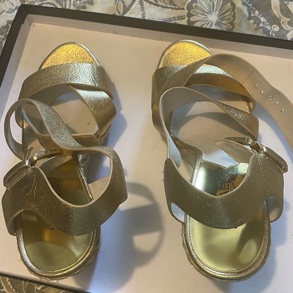Michael Kors Gold Sandals - Picture 8 of 9
